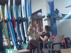 Viral Wanita WNA Cekcok dengan Pedagang di Kuta, Dipicu Celana Pendek