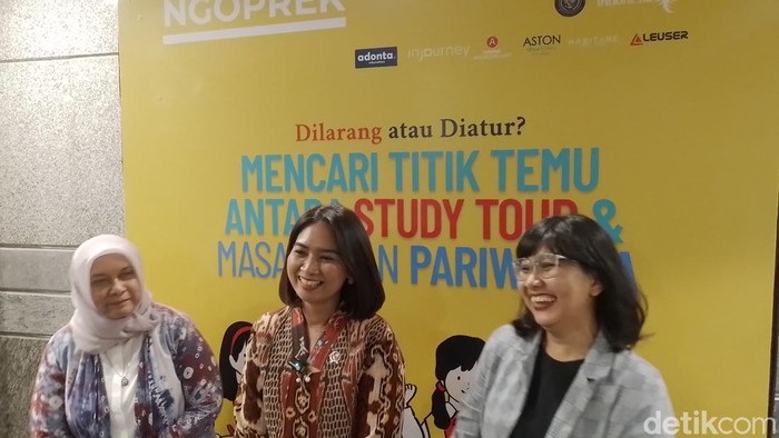 Diskusi terkait kebijakan pelarangan study tour di Kantor Kementerian Pariwisata