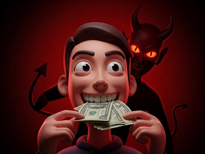 Ilustrasi korupsi.