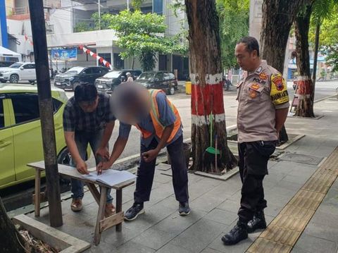 Jajaran Polda Jateng saat melakukan Operasi Aman Candi 2025.