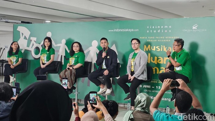 Jumpa pers musikal Keluarga Cemara digelar di Ciputra Artpreneur, Rabu (14/5/2025). Jumpa pers musikal Keluarga Cemara digelar di Ciputra Artpreneur, Rabu (14/5/2025).