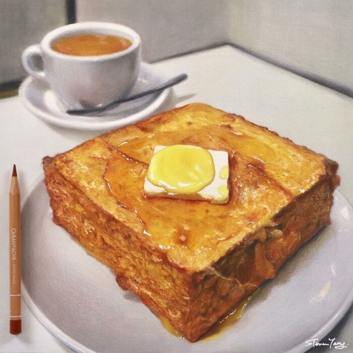 Lukisan Makanan Karya Steven Tang