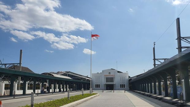 Stasiun Yogyakarta setelah dibeutifikasi