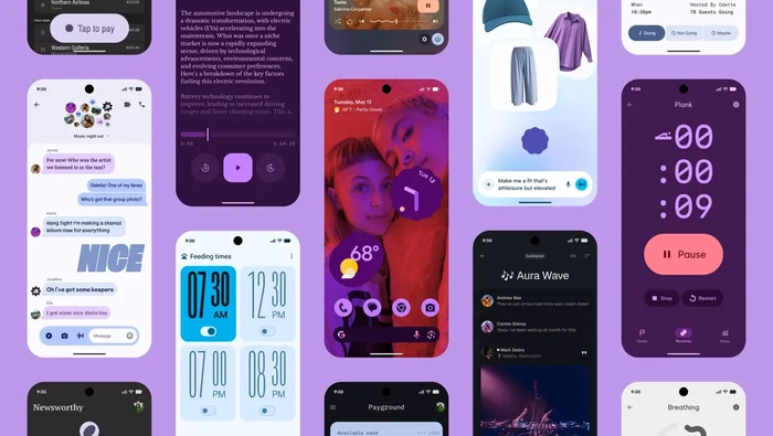 Tampilan baru Material 3 Expressive di Android 16