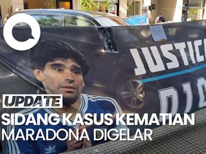 Video Pilu Anak Maradona Setelah Beri Kesaksian di Sidang Kematian Ayahnya