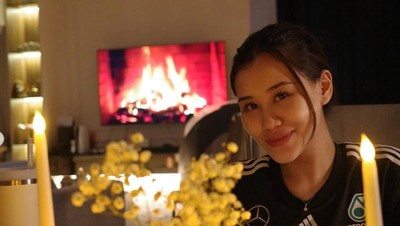 7 Foto Aaliyah Massaid Dapat Kejutan Dinner Romantis, Rumah Jadi Bak Restoran