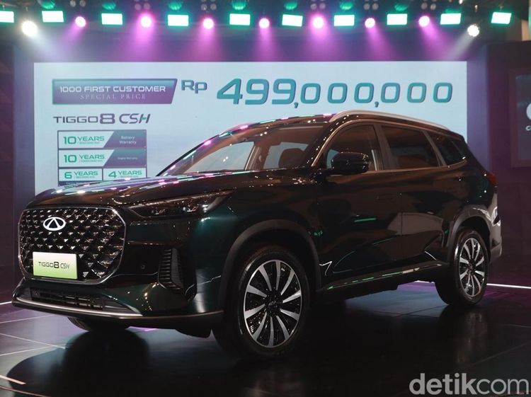 Tampang Chery Tiggo 8 CSH, Mobil PHEV Termurah di Indonesia