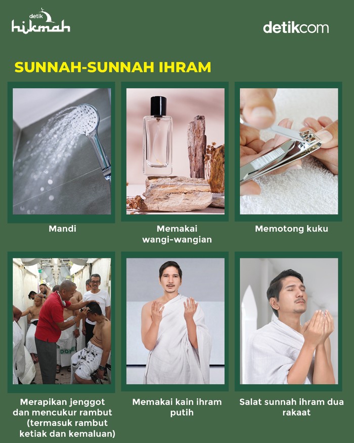 Infografis Sunnah Ihram