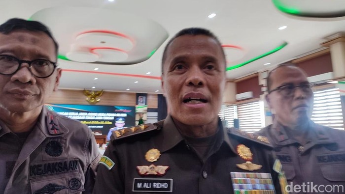Jaksa Agung Muda Pidana Militer (Jampidmil), Mayjen TNI M Ali Ridho saat kunjungan kerja ke kantor Kejaksaan Tinggi Jawa Tengah, Kamis (15/5/2025).