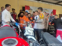 Komplotan Curanmor Gasak Motor di 13 TKP Sidoarjo Ditangkap