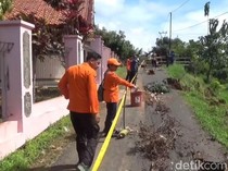 Longsor di Jatigede Sumedang Ancam 6 Rumah hingga Sekolah