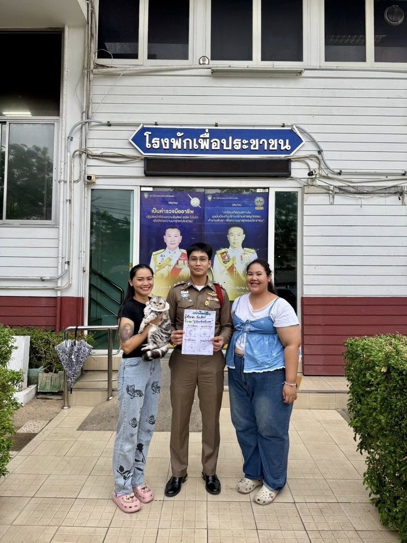 Kucing gemas ditangkap polisi Thailand