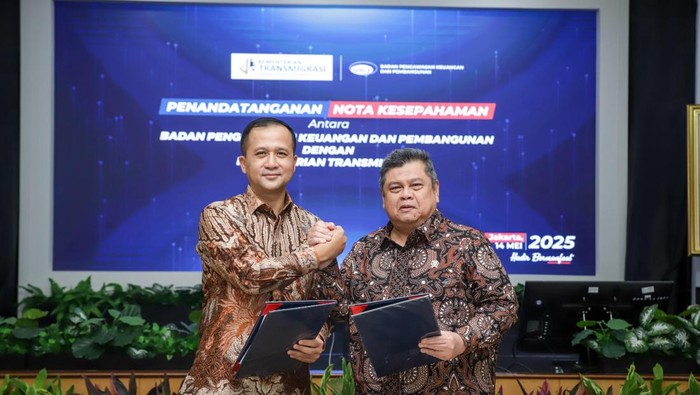 Menteri Transmigrasi, Iftitah Sulaiman menyampaikan kerja sama ini merupakan langkah strategis untuk mewujudkan tata kelola pembangunan kawasan transmigrasi yang transparan, akuntabel, dan berkelanjutan.