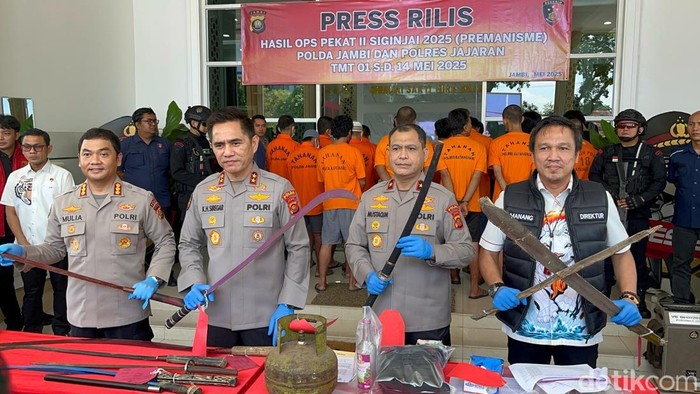 Polda Jambi tangkap pelaku premanisme selama 2 pekan terakhir