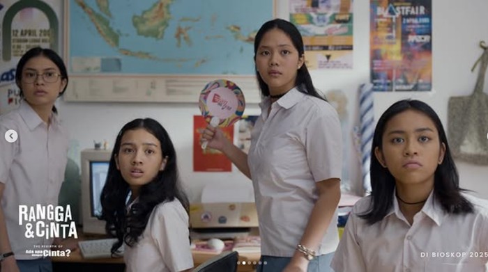 Cuplikan adegan dalam film Rangga & Cinta.