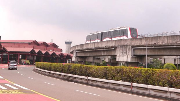 Skytrain Bandara Soekarno-Hatta. (Istimewa)
