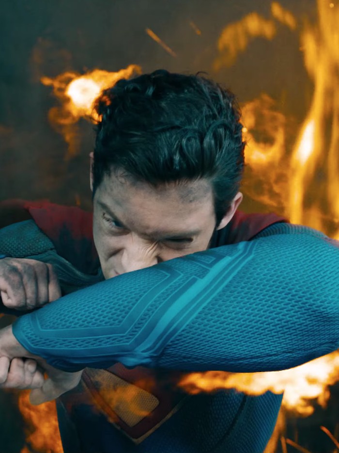 Superman Cuplikan adegan dalam film Superman.