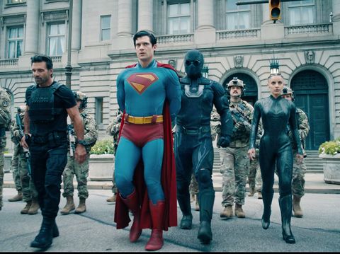Cuplikan adegan dalam film Superman.