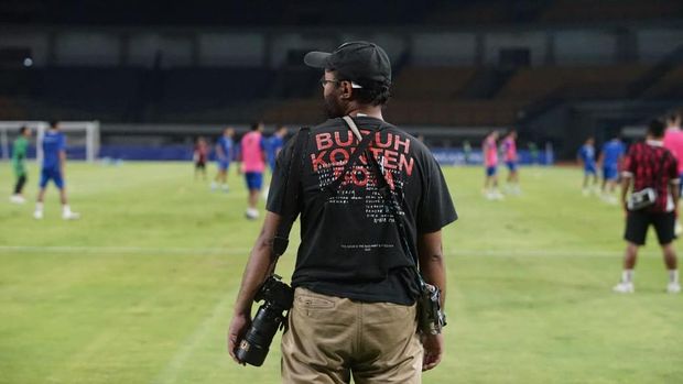 Sutanto Nurhadi Permana, fotpgrafer Persib Bandung.