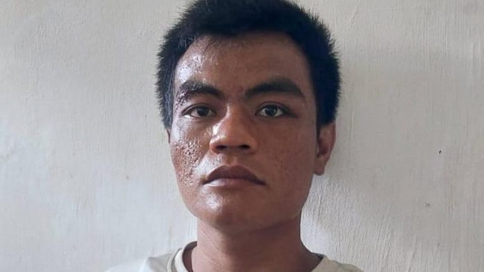 Tampang Ari Yansa (30) yang ditangkap polisi usai mencuri motor milik temannya sendiri berinisial SP (24).