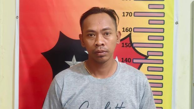 Tersangka pemalakan sopir di Kawasan Industri Terboyo, Kecamatan Genuk, Kota Semarang. Foto diunggah Kamis (15/5/2025).