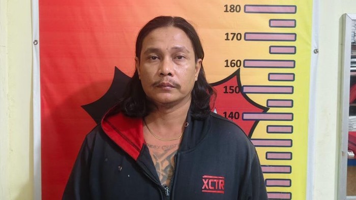 Tersangka pemalakan sopir di Kawasan Industri Terboyo, Kecamatan Genuk, Kota Semarang. Foto diunggah Kamis (15/5/2025).