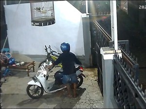 Maling Bobol Rumah Anggota TNI di Pasuruan, Scoopy Digondol