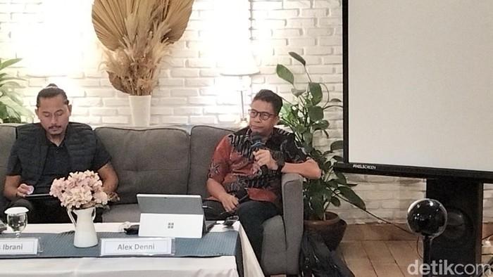 Alex Denni (kanan). (Maulani/detikcom)