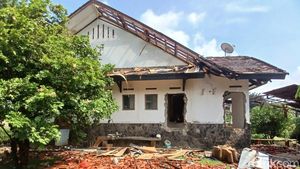 Kondisi Bagian Rumah Atalarik Syach Setelah Dieksekusi