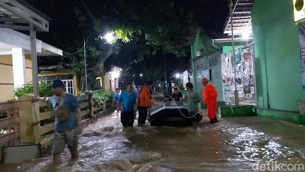 Banjir di Majalengka, Jumat (16/5/2025).