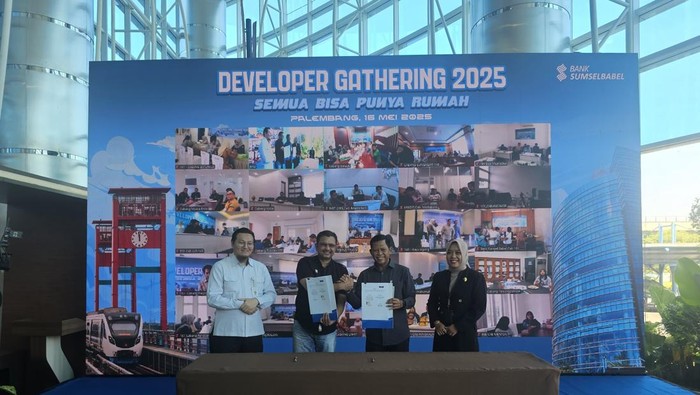 Bank Sumsel Babel menggelar Developer Gathering dan Akad Kredit Massal