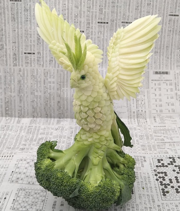 Gokil! 10 Kreasi Ukiran Buah dan Sayur Buatan Gaku Seniman Jepang Gokil! 10 Kreasi Ukiran Buah dan Sayur Buatan Gaku Seniman Jepang