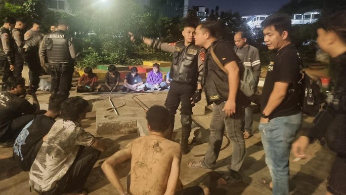 Jatanras Polda Metro Jaya amankan puluhan pelaku tawuran di Jakarta