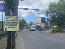 Mati Sepekan Lebih, Traffic Light di Karangasem Tak Kunjung Diperbaiki