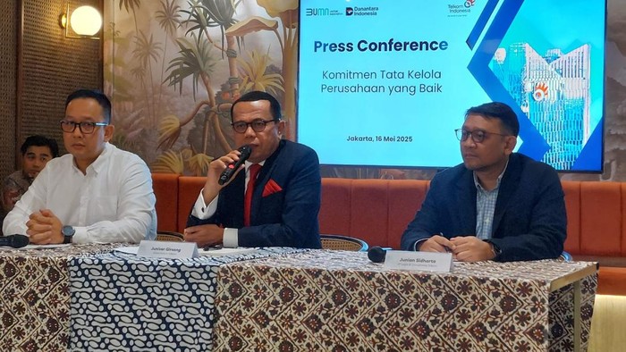 Konferensi pers PT Telkom Indonesia (dok.istimewa)