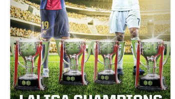 Di usia sangat muda, Yamal sudah dua kali juara La Liga bersama Barcelona, menyamai pencapaian Cristiano Ronaldo saat membela Real Madrid. Foto: X.com