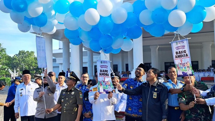 Gubernur Banten Luncurkan Bang Andra Program Bangun Jalan Desa Sejahtera