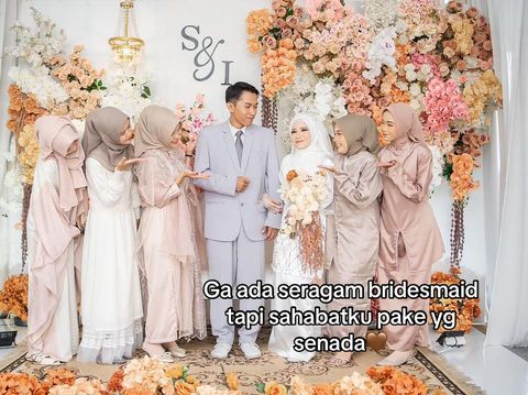 Pengantin yang menggelar acara pernikahan intim dengan biaya Rp 10 Juta.