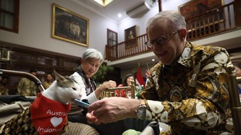 PM Albanese dan Bobby Kertanegara. Foto: (dok Tim Media Presiden)