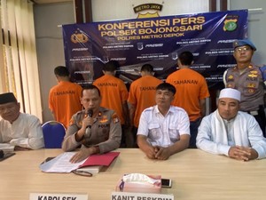 Polisi Tangkap 4 Pemilik Warung Sembako Jual Obat Terlarang di Depok
