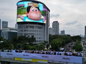 Prisma Rilis Videotron BRIN GRANDE LED, Tampilkan Karakter Film Jumbo