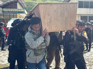 Bripda Dedi dan Bharada Raymon Gugur Ditembak KKB di Kampung Usir