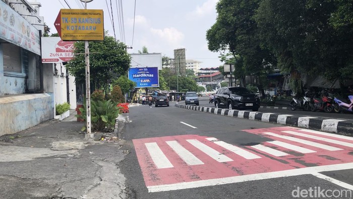 Relokasi TKP ABA Potret lahan relokasi pedagang dan jukir eks TKP ABA di kawasan Kotabaru, Jumar (16/5).