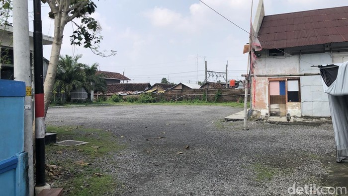 Potret lahan relokasi pedagang dan jukir eks TKP ABA di kawasan Kotabaru, Jumar (16/5).