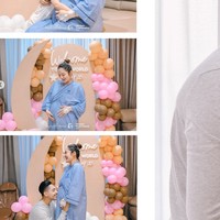 Menyambut kehadiran putri keduanya, Siti dan Krisjiana tampak mendekorasi kamar rumah sakit dengan balon-balon yang didominasi warna pink dan coklat. Terdapat juga tulisan “Welcome to The World Baby X”. Foto: Instagram/@sitibadriahh
