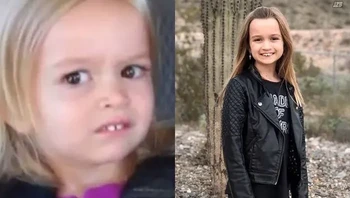 Side-eyes Chloe adalah meme internet yang sangat populer. Menampilkan foto seorang anak perempuan bernama Chloe Clem. Foto ikoniknya diambil dari sebuah video YouTube pada tahun 2013 yang merekam reaksi Chloe dan kakaknya saat diberi kejutan akan pergi ke Disneyland. Sementara kakaknya menangis bahagia, Chloe menunjukkan ekspresi wajah yang skeptis, bingung, atau sedikit curiga dengan tatapan mata menyamping (side glance). Ekspresi unik Chloe tersebut dengan cepat menjadi viral dan diadaptasi menjadi meme untuk menunjukkan berbagai perasaan seperti keraguan, ketidakpercayaan, penilaian, atau reaksi tidak terkesan terhadap suatu situasi atau pernyataan. Foto: X.com