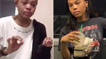 Quenlin Blackwell, seorang content creator asal Texas, AS yang awalnya dikenal dari platform seperti Vine dan kini aktif di berbagai media sosial, juga terkenal di internet karena meme yang berasal dari salah satu videonya. Meme yang paling sering dikaitkan dengannya adalah yang menampilkan ekspresi wajahnya Foto: X.com