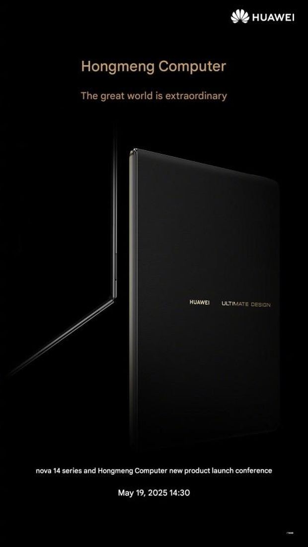 Teaser laptop layar lipat Huawei