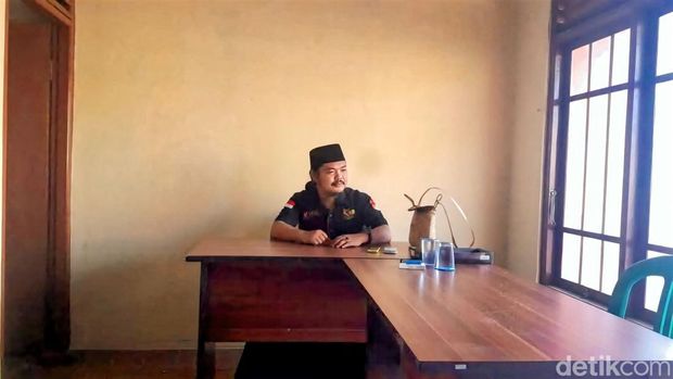 A. Soleh, sesepuh Padepokan Munding Wangi.