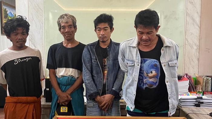 Empat nelayan di Ampenan, Mataram, NTB. ditangkap karena konsumsi sabu sebelum melaut, Sabtu (17/5/2025).